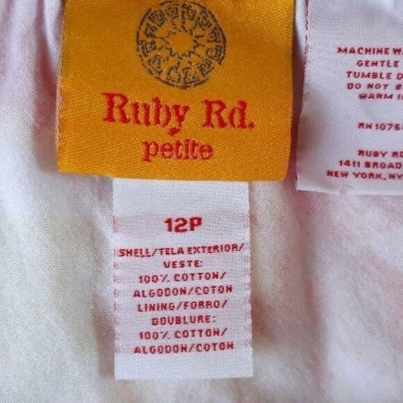 Y2K Skirt Prairie 100% Cotton Full Elastic Waist Abstract Neon Brush Stroke 12P - Picture 3 of 8